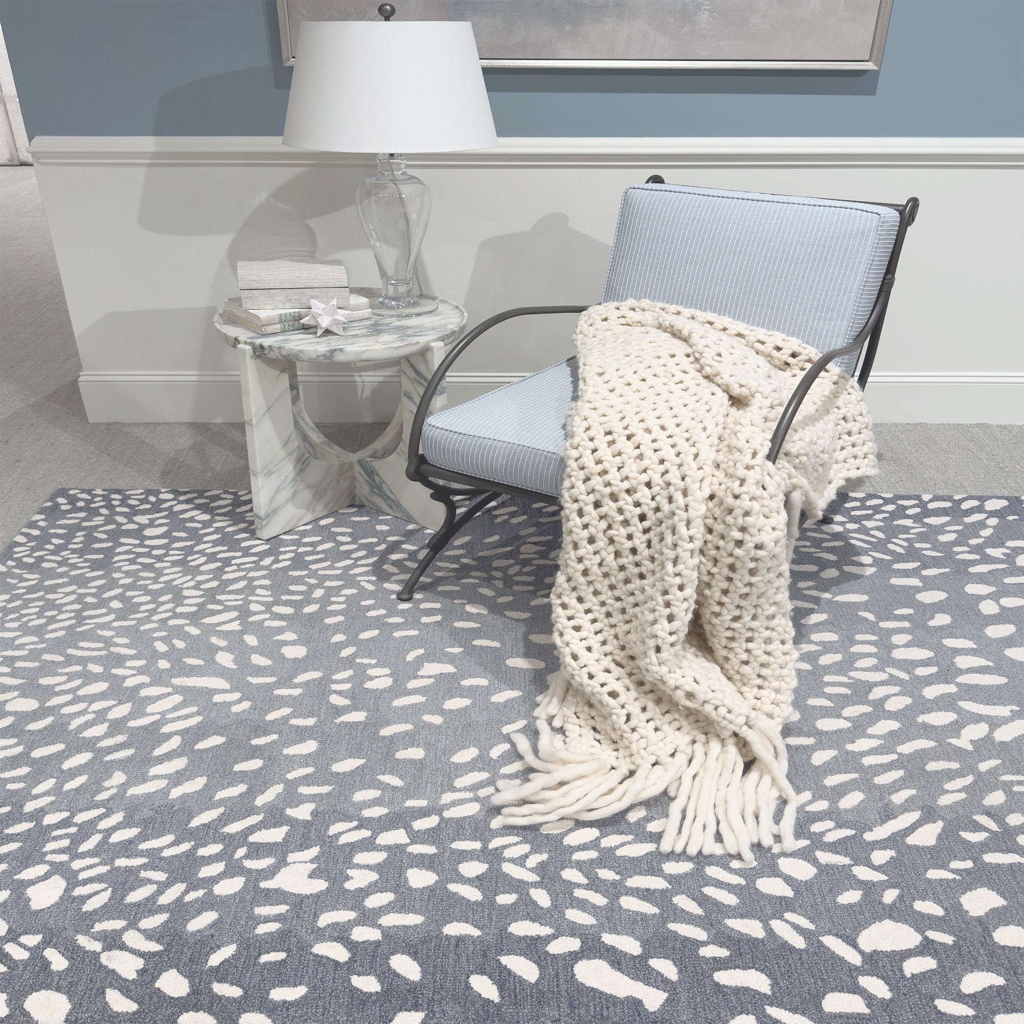 Serengeti-Antelope Sky Hand Tufted Rug Rectangle image
