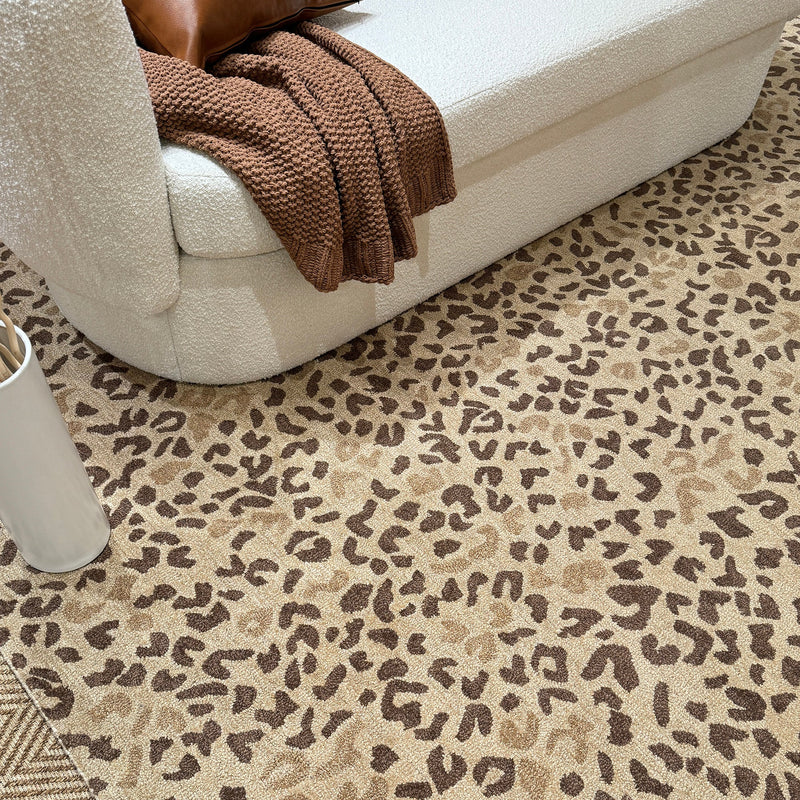Serengeti-Cheetah Plains Hand Tufted Rug Rectangle Roomshot image