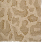 Serengeti-Leopard Natural Hand Tufted Rug Rectangle Corner image