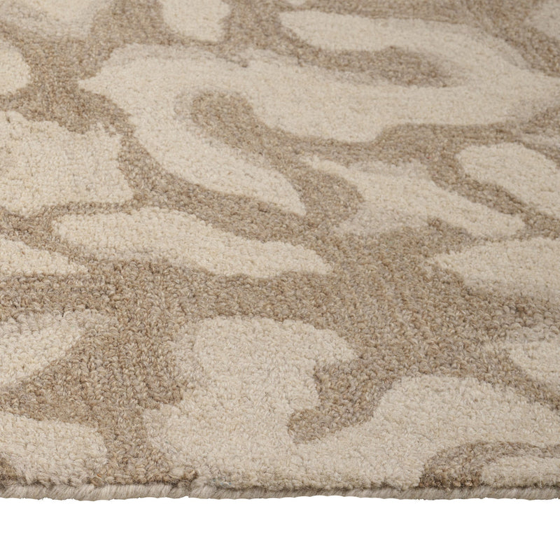 Serengeti-Leopard Taupe Hand Tufted Rug Rectangle Cross Section image
