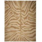 Serengeti-Zebra Beige Hand Tufted Rug Rectangle image