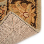 Mumtaz-Meshed Celadon Cocoa Hand Tufted Rug Rectangle Back image