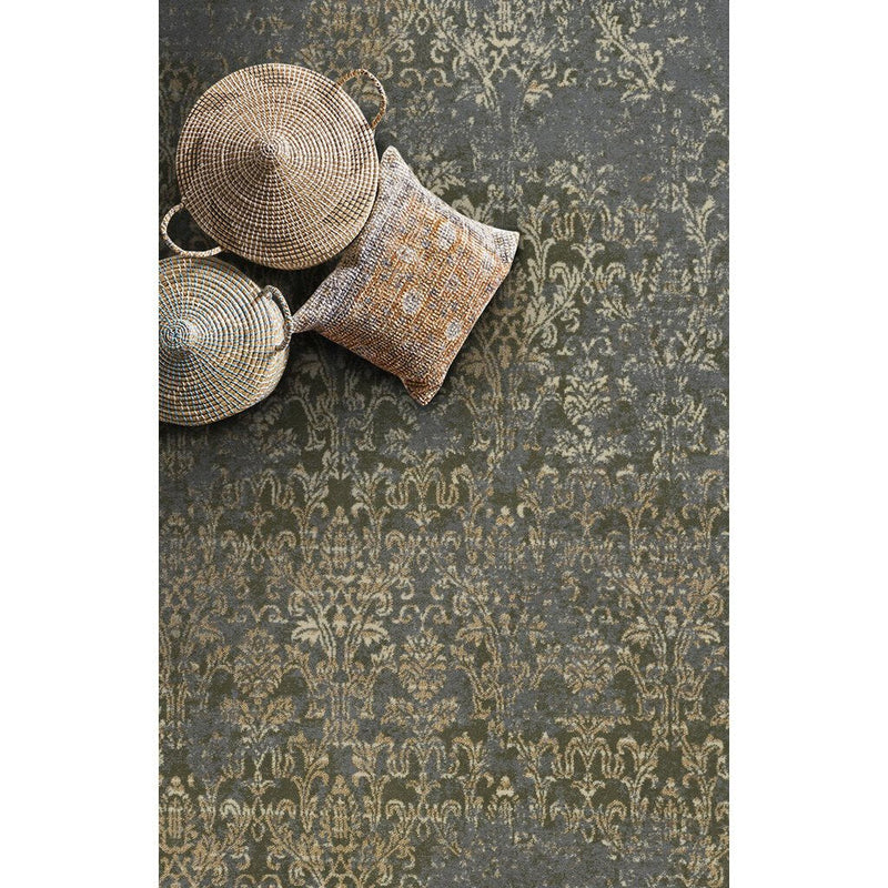 Metropolis-Victoria Woodland Green Machine Woven Rug Rectangle image