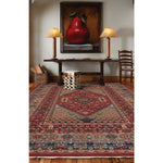 Lineage-Heriz Rust Mist Machine Woven Rug Rectangle image