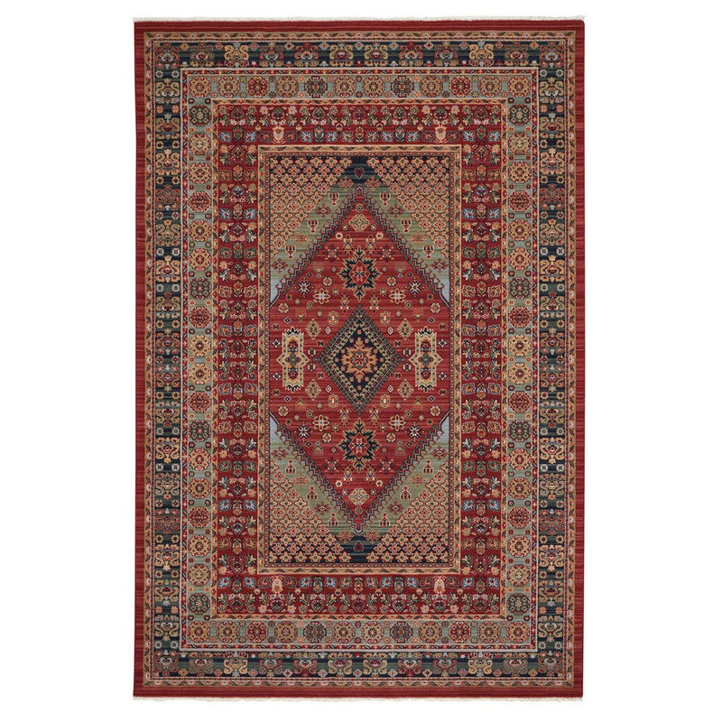 Lineage-Heriz Rust Mist Machine Woven Rug Rectangle image