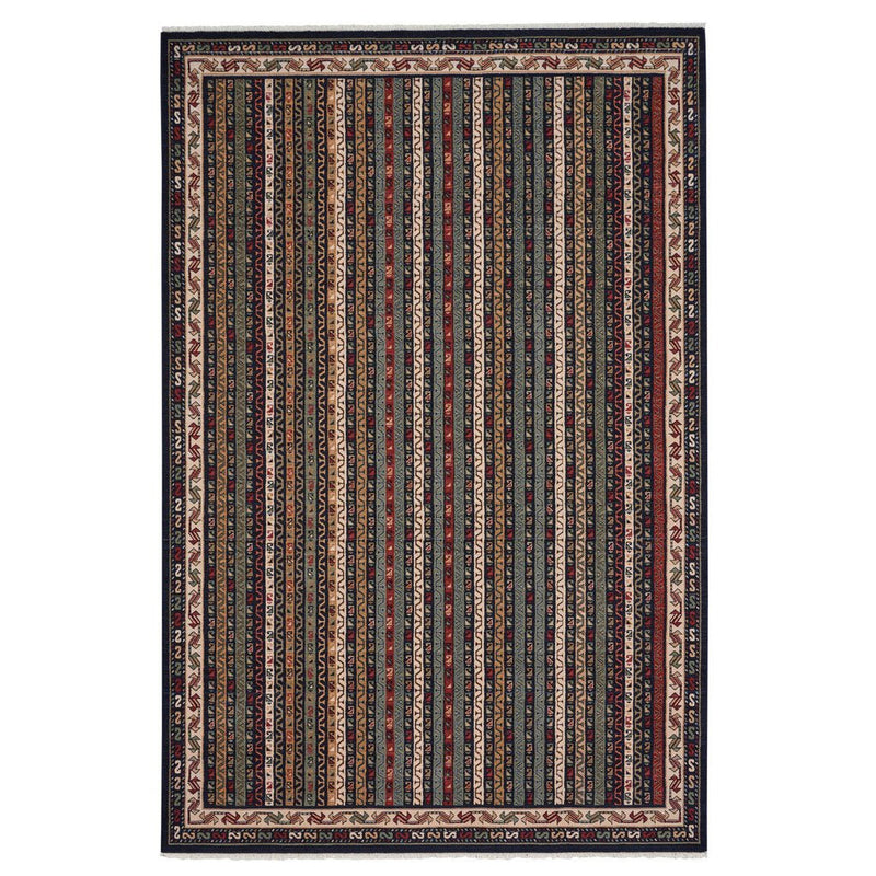 Tribute-Bazaar Indigo Multi Machine Woven Rug Rectangle image