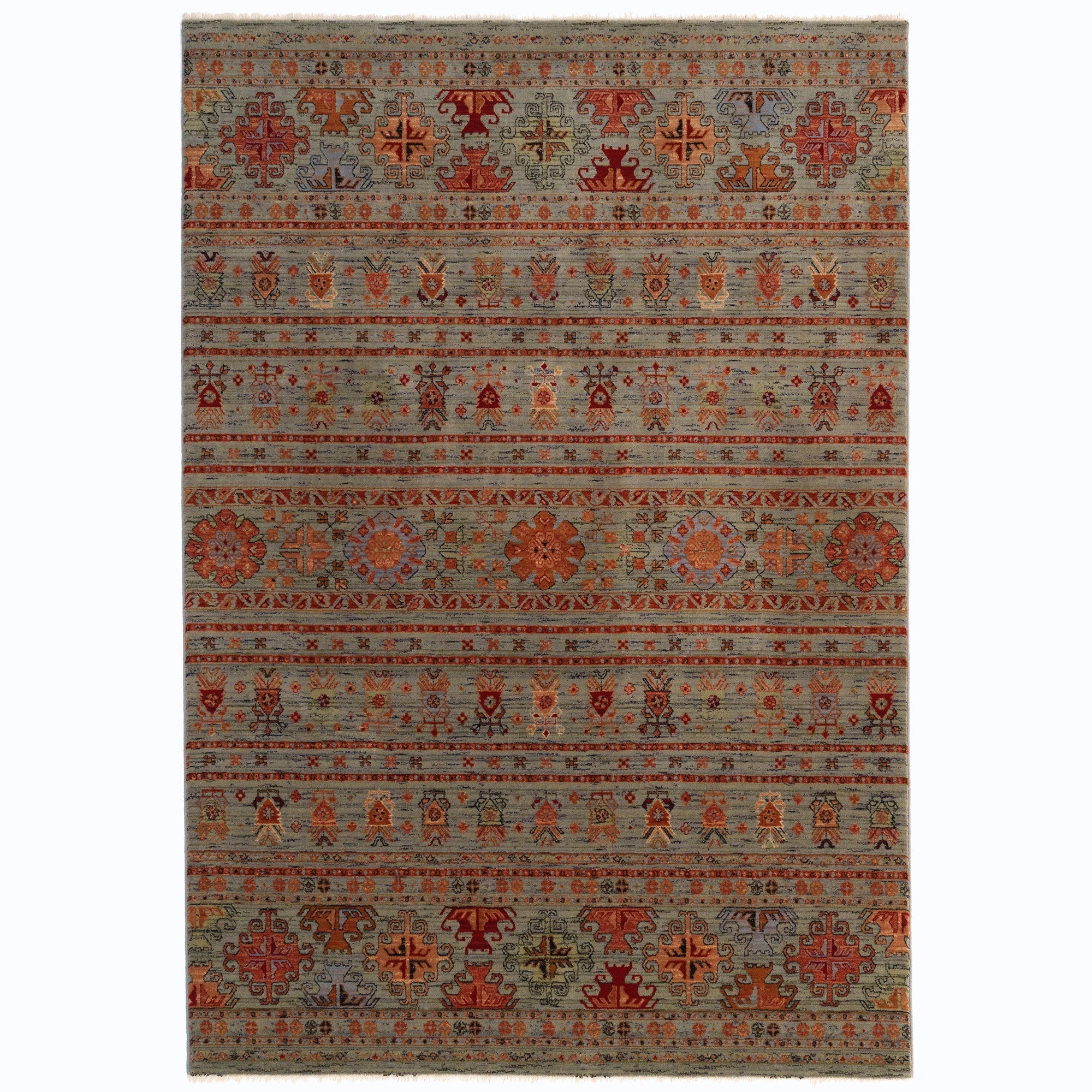 Lineage-Kilim Cadet Blue Machine Mad Rectangle image