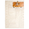 Aria Ivory Flat Woven Rug Rectangle Roomshot image