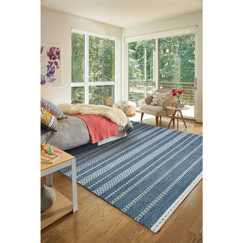 Abingdon Ink Flat Woven Rug Rectangle Roomshot image