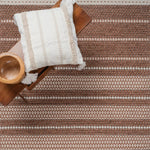 Abingdon Ginger Flat Woven Rug Rectangle Roomshot image