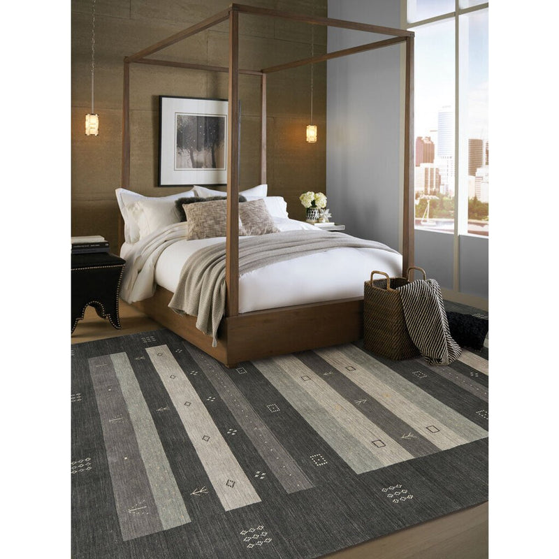 Simply Gabbeh Granite Hand Loomed Area Rug Rectangle image