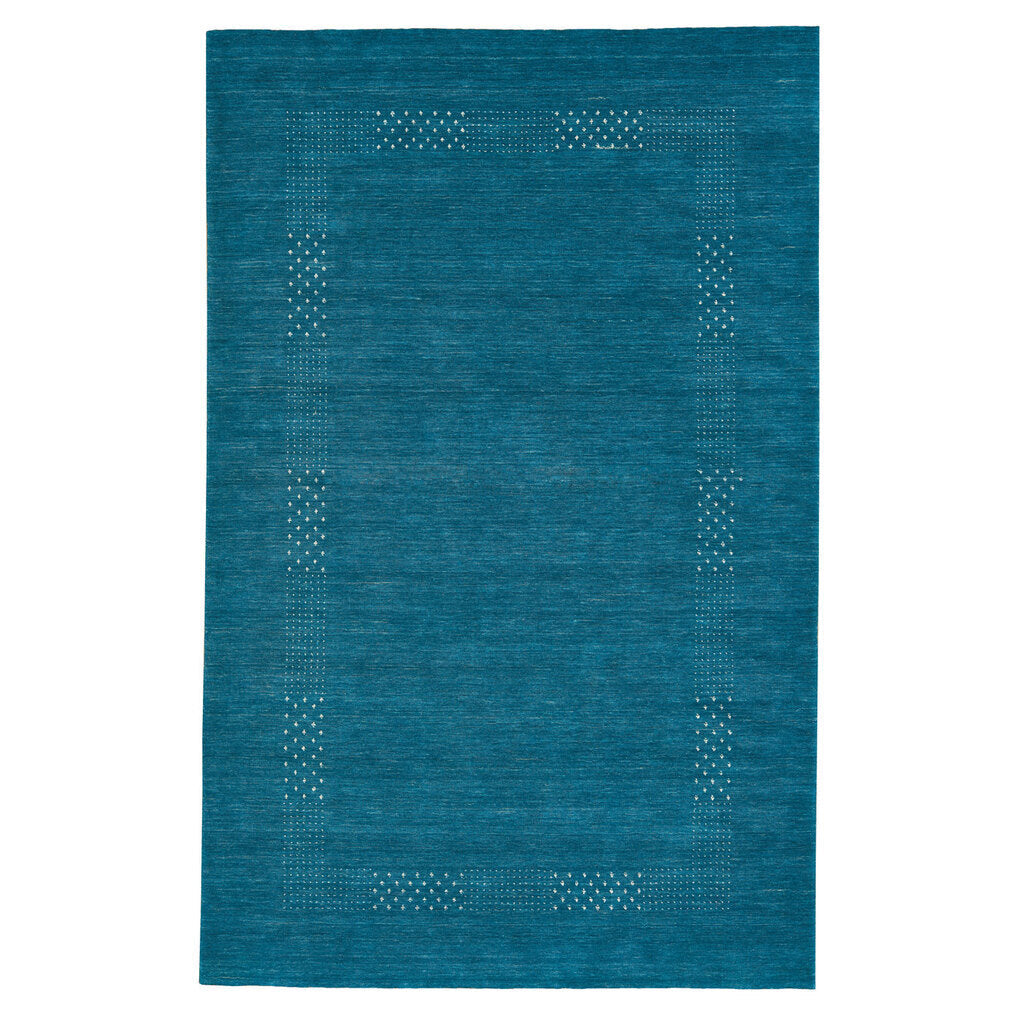 Simply Gabbeh Turquoise Hand Tufted Rug Rectangle image