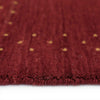 Simply Gabbeh Red Clay Hand Loomed Area Rug Rectangle Cross Section image