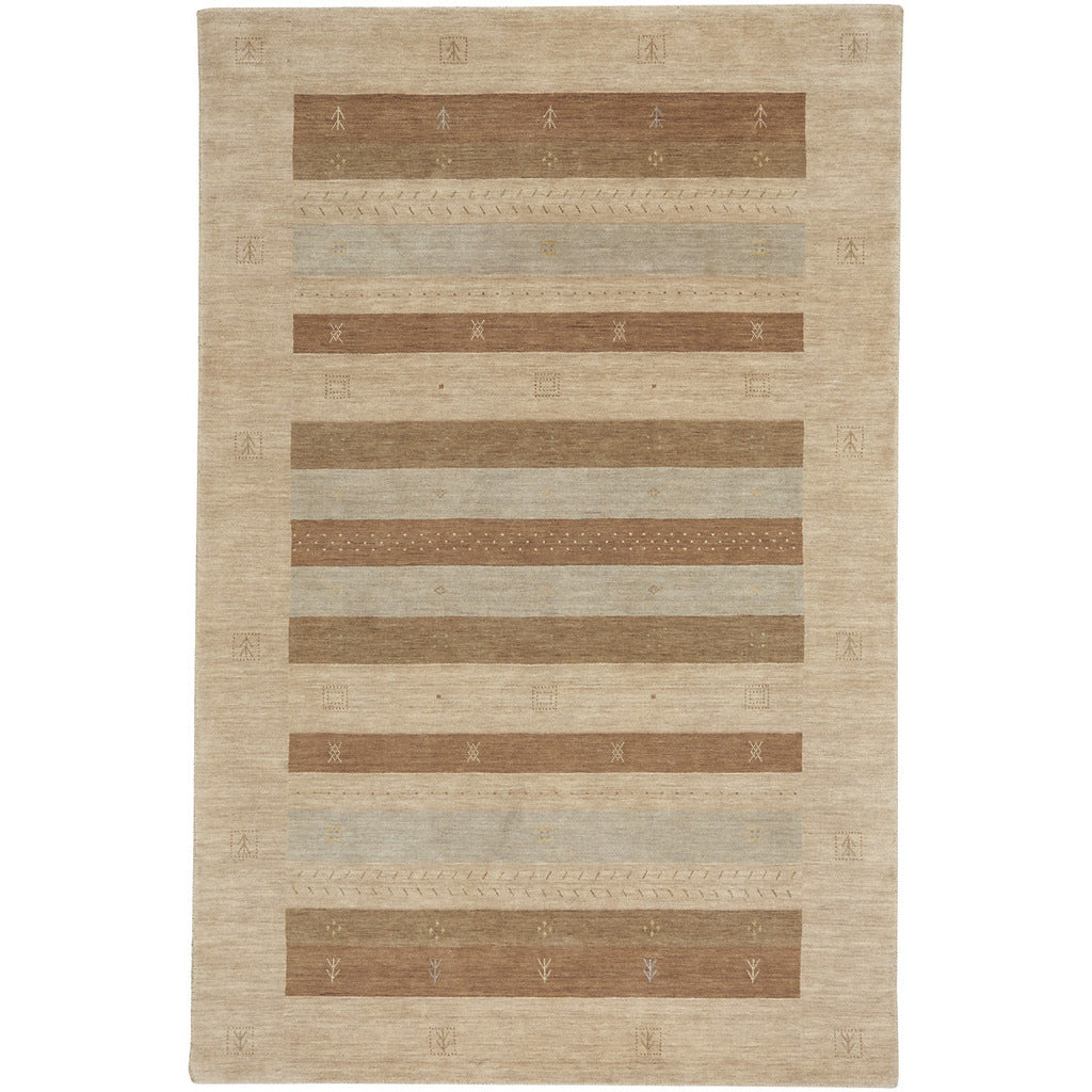 Simply Gabbeh Stucco Hand Loomed Area Rug Rectangle image