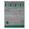 Vintage Moroc Green Gray Flat Woven Rug Rectangle image