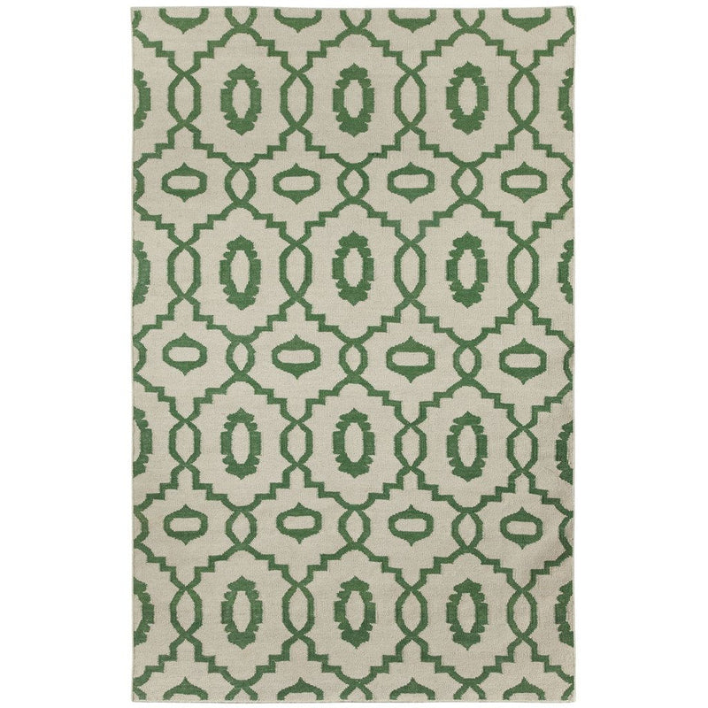 Moor Emerald Flat Woven Rug Rectangle image