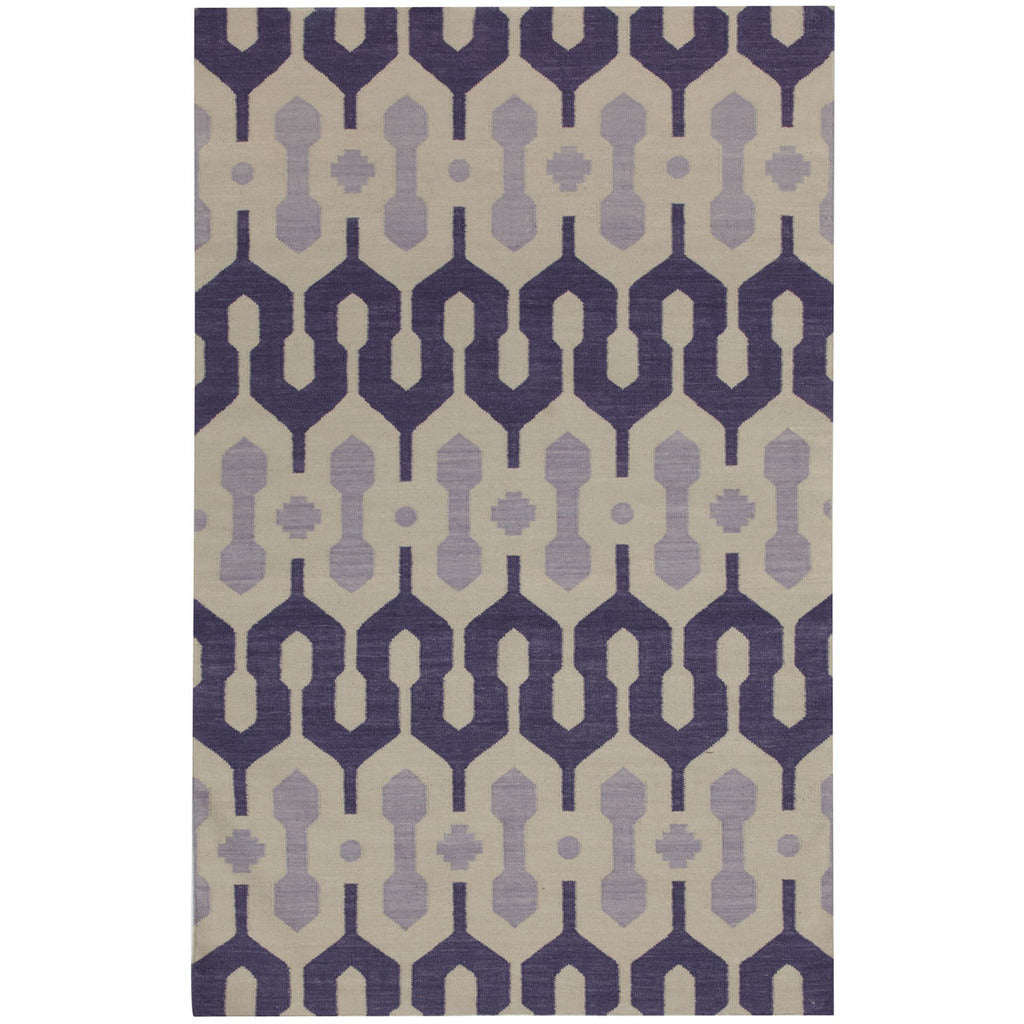 L'Alhambra Mulberry Lilac Flat Woven Rug Rectangle image