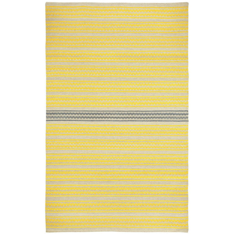 Dokka Stripe Leo Sun Pigeon Flat Woven Rug Rectangle image