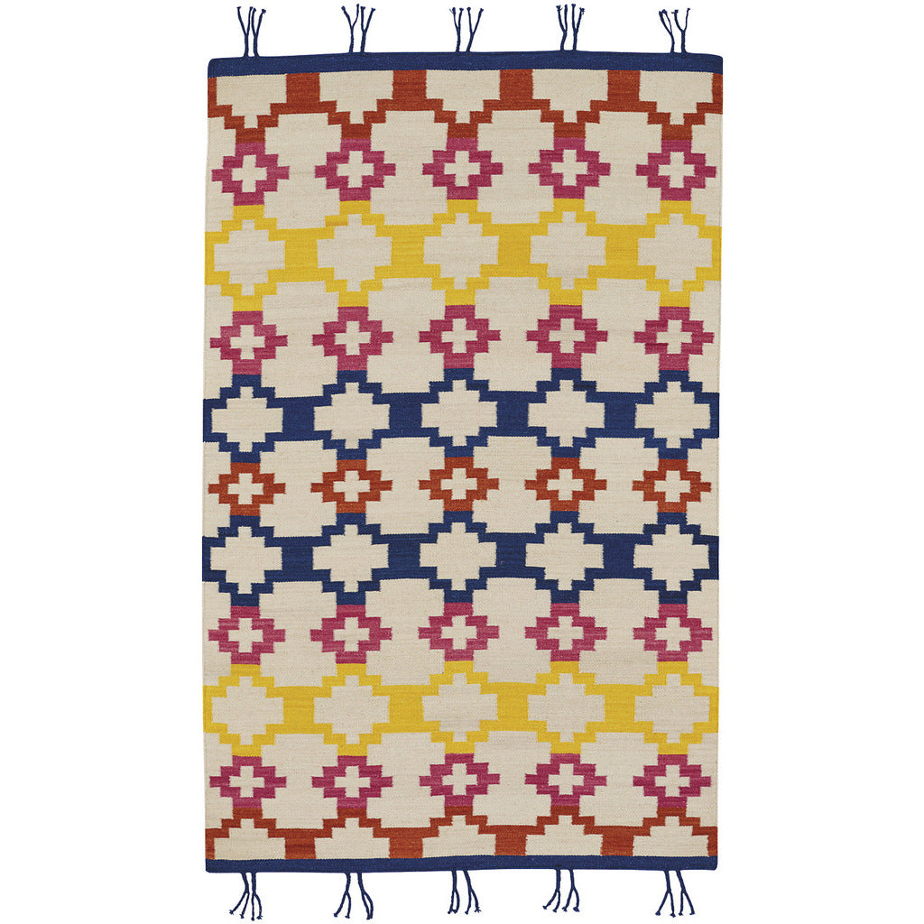 Valla Berry Leo Sun Flat Woven Rug Rectangle image