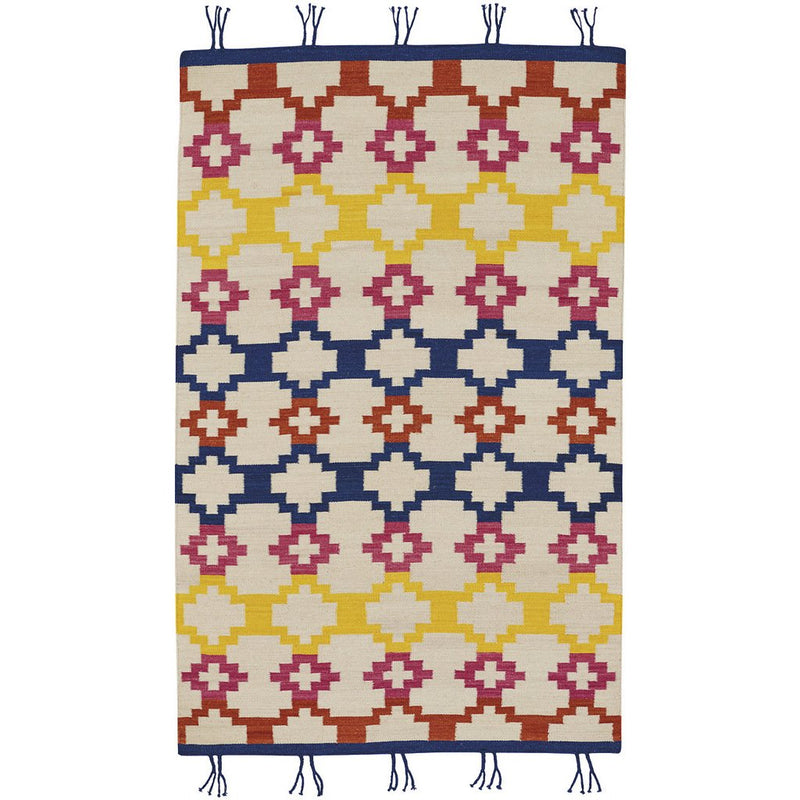 Valla Berry Leo Sun Flat Woven Rug Rectangle image