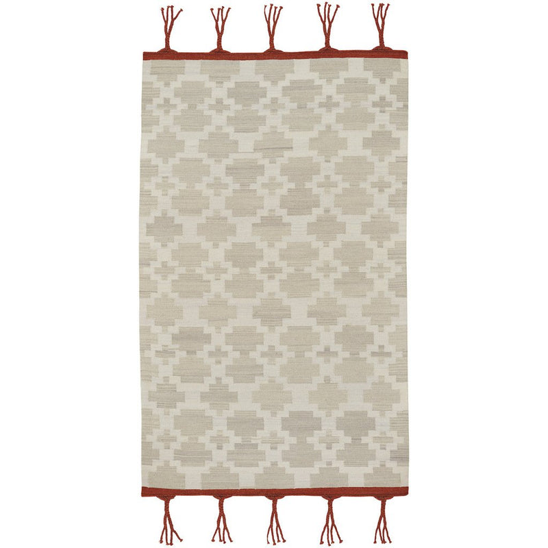 Valla Oyster Flat Woven Rug Rectangle image