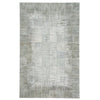 Laramie-Brushed Blocks Pewter Flat Woven Rug Rectangle image