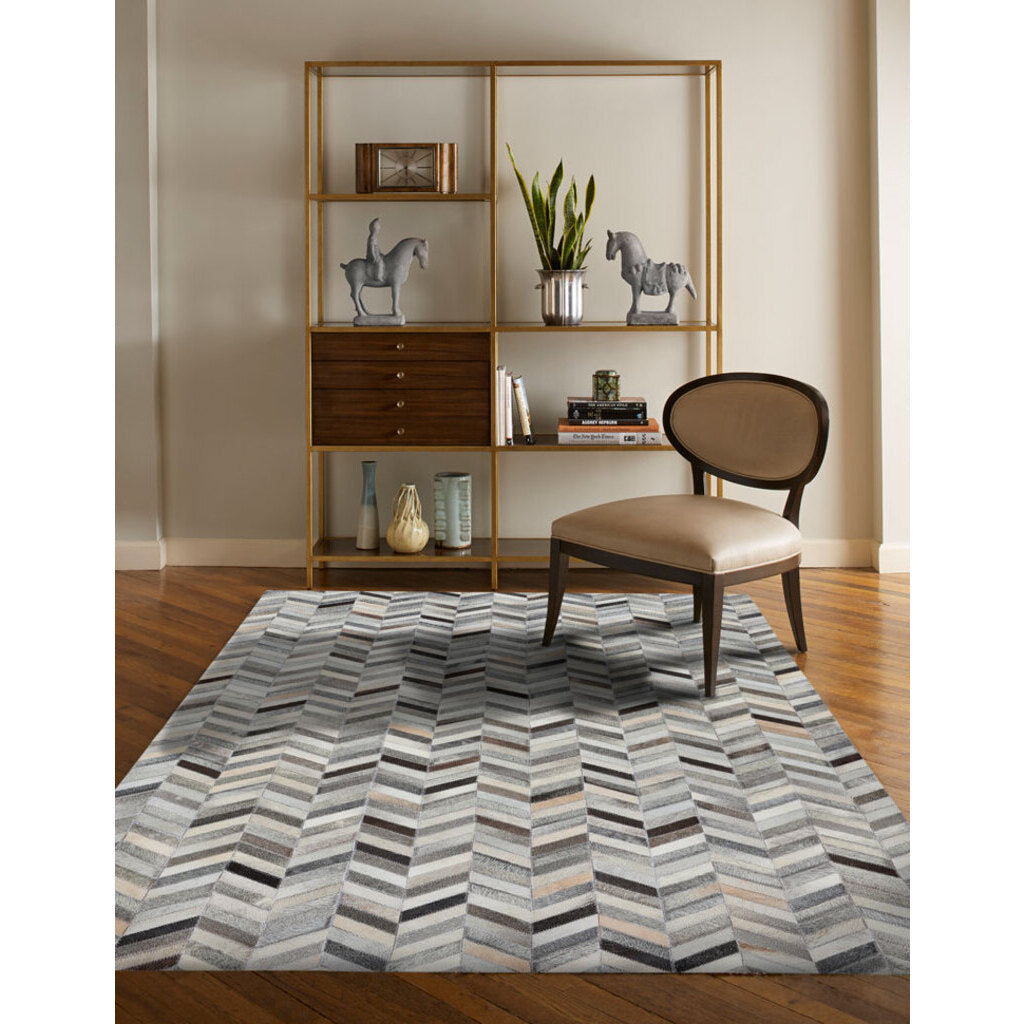 Laramie-Arrowhead Grey Multi Flat Woven Rug Rectangle image