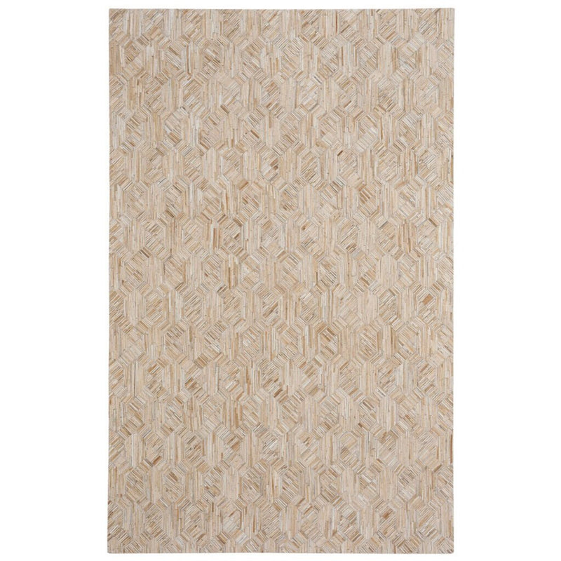 Laramie-Polygon Mushroom Flat Woven Rug Rectangle image