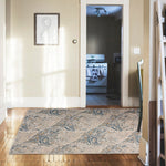 Fiore Adriatic Blue Machine Woven Rug Rectangle image