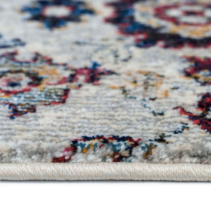 Fuego-Keshan Cream Machine Woven Rug Rectangle Cross Section image