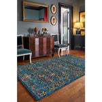 Banaz-Kayseri Midnight Blue Machine Woven Rug Rectangle image