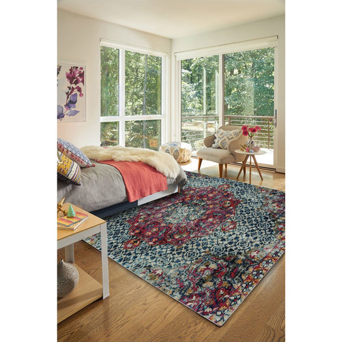 Banaz-Ezine Gypsy Red Machine Woven Rug Rectangle image