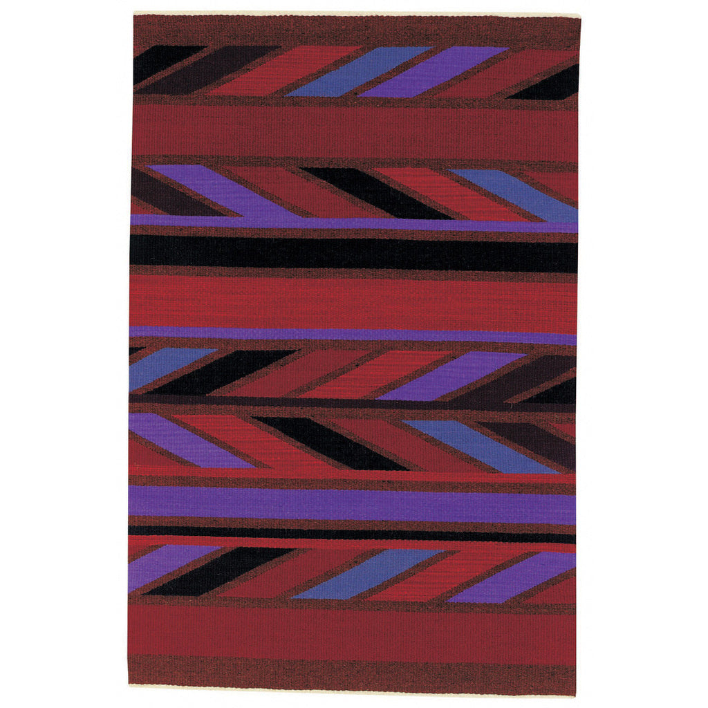 Woven Spirits-Navajo Andante Flat Woven Rug Rectangle image