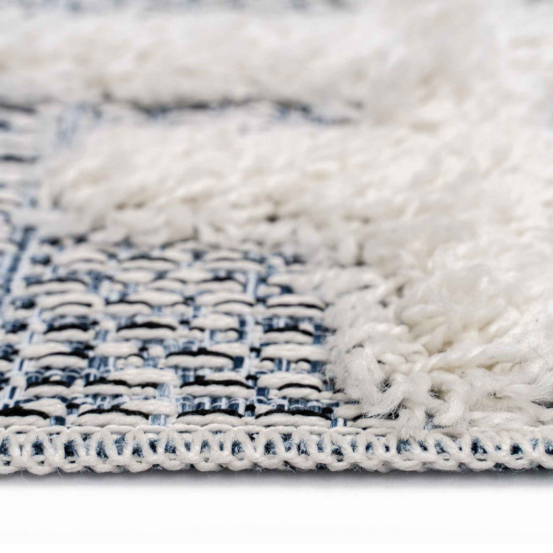 Raza Denim Machine Woven Rug Rectangle Cross Section image