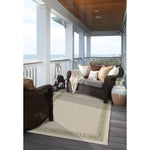 Finesse-Motif Sage Machine Woven Rug Rectangle image