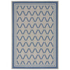 Finesse-Lattice Capri Blue Machine Woven Rug Rectangle image