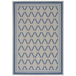 Finesse-Lattice Capri Blue Machine Woven Rug Rectangle image