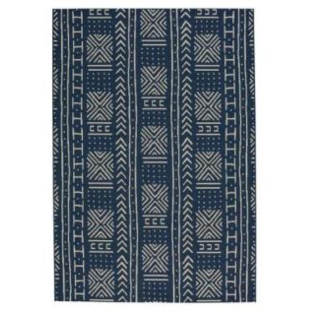 Finesse-Mali Cloth Navy Machine Mad Rectangle image