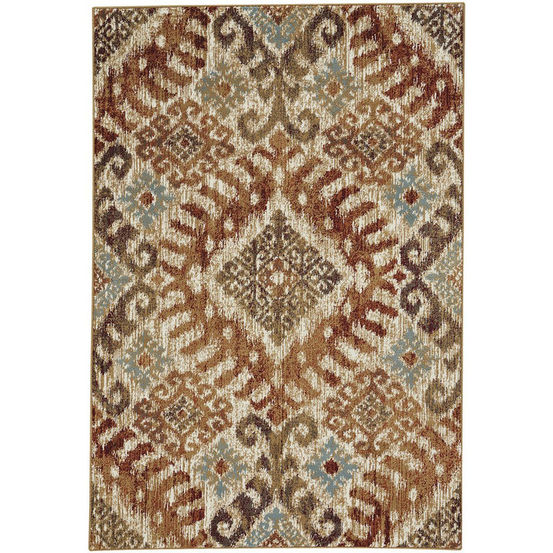 Beckett-Diamond Amber Machine Woven Rug Rectangle image