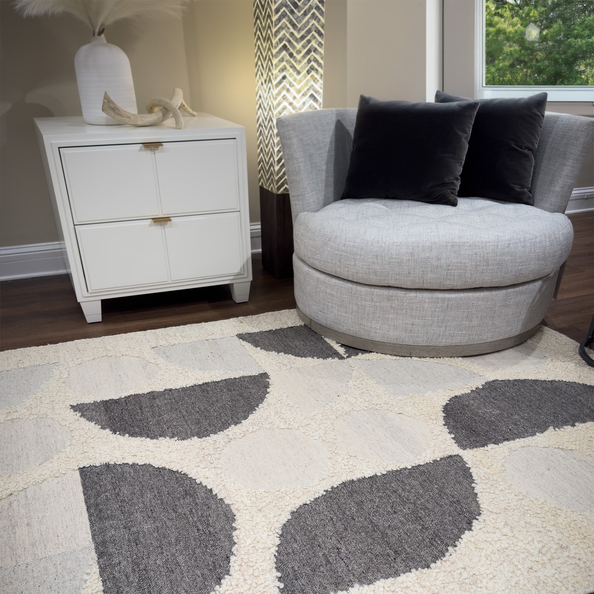 Rabat Stone Hand Woven Area Rug Rectangle image