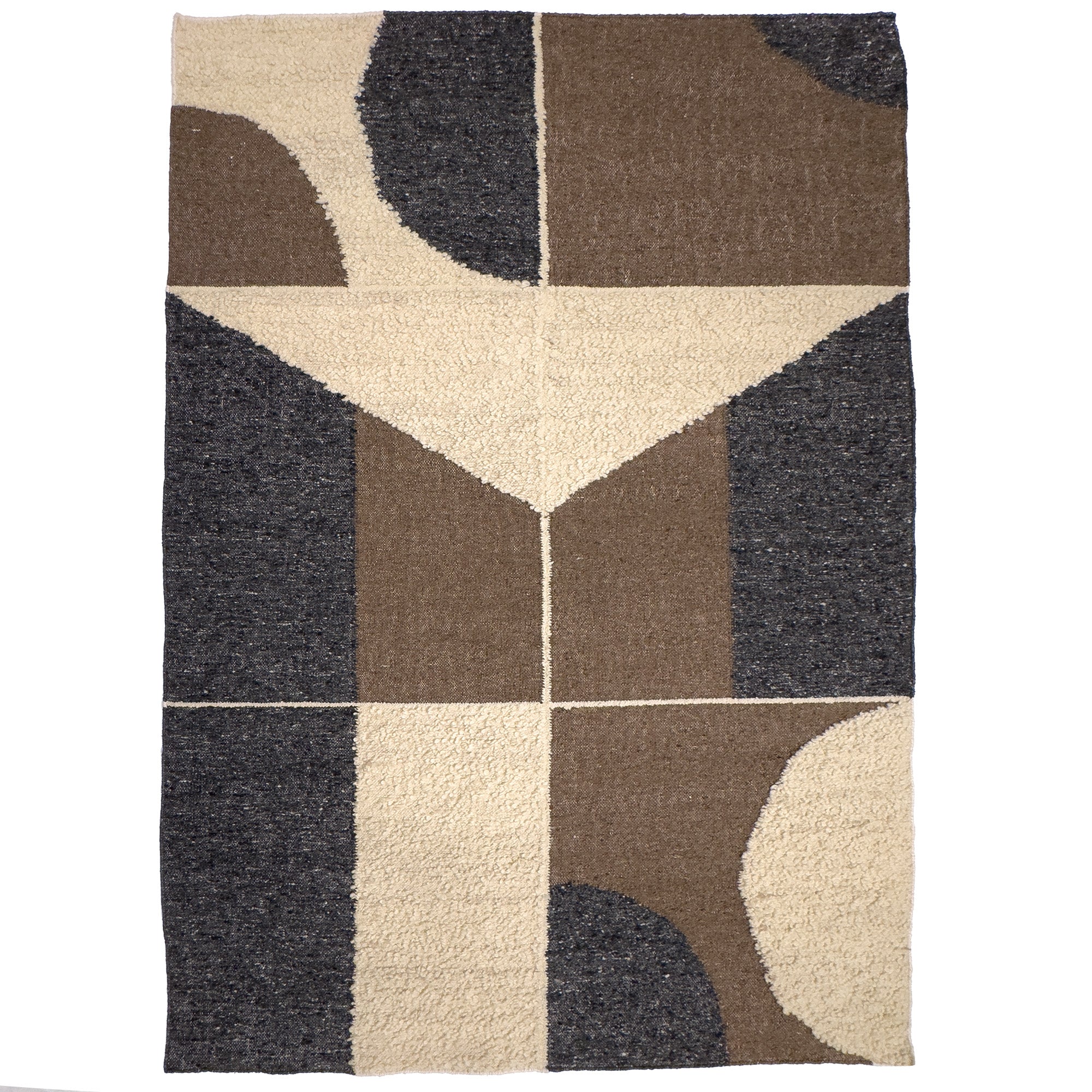 Rabat Wood Hand Woven Area Rug Rectangle image