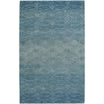 Ramblas Mediterranean Blue Hand Tufted Rug Rectangle image