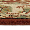 Eloquent Garden Arabian Red Hand Tufted Rug Rectangle Cross Section image