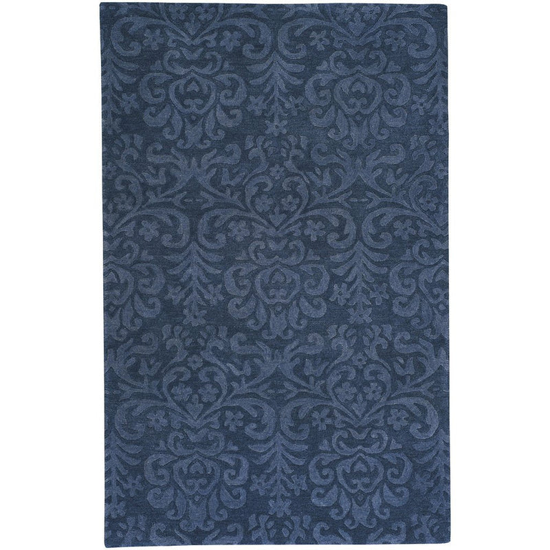 Filigree Indigo Hand Tufted Rug Rectangle image