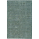 Gallery-Key Seafoam Hand Loomed Area Rug Rectangle image