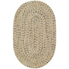 Sea Glass Shell Braided Rug Oval image