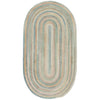 Synergy Blue Opal Braided Rug Oval image