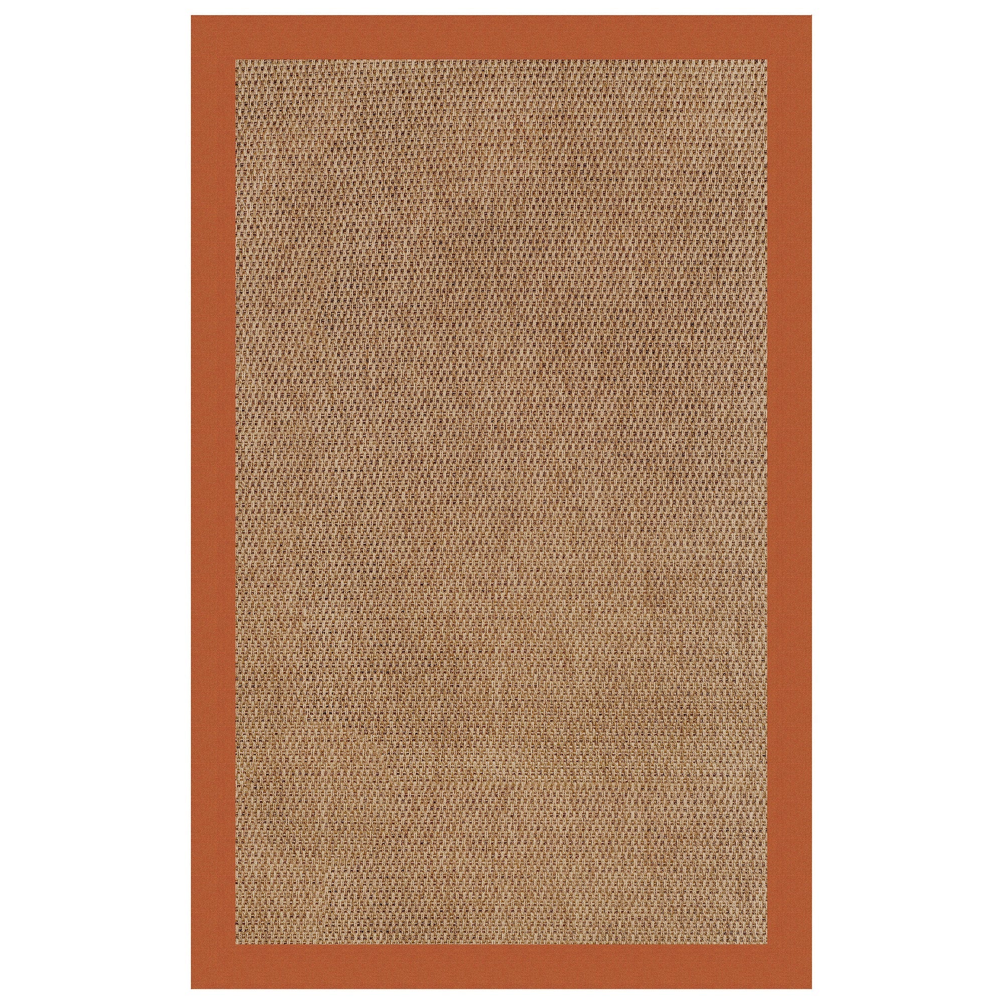 Islamorada-Basketweave Canvas Rust