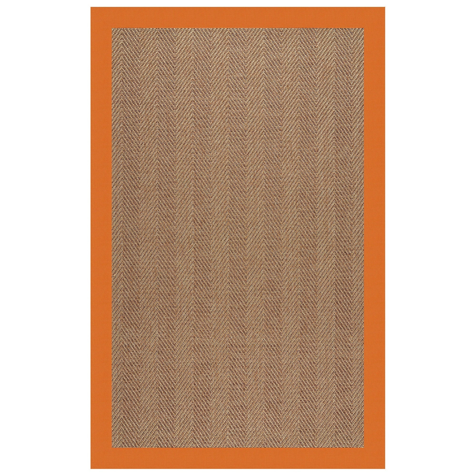 Islamorada-Herringbone Canvas Tangerine