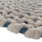 Dramatic Static Cyber White Braided Rug Oval Cross Section image